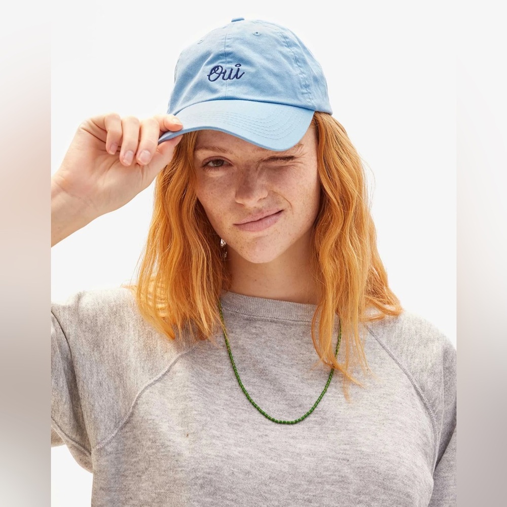 Clare V Oui Baseball cap, blue - Picture 3 of 8